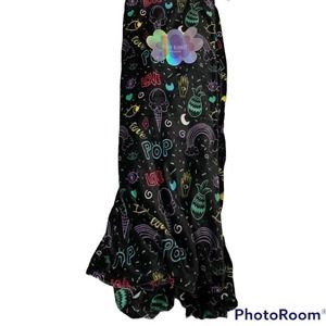 Pop Art Doodle Print Icecream Rainbow Palmistry Moon Eye Oversized Plush Blanket